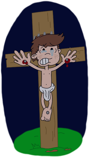 Crucifixion Of Jesus By Farinaartist - Crucifixion Of Jesus (361x661)