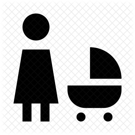 Mom With Child Icon - Graphic Design (512x512)