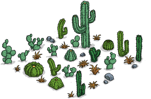 Wildwestcactuspatch - Patch Cactus Transparent (490x322)