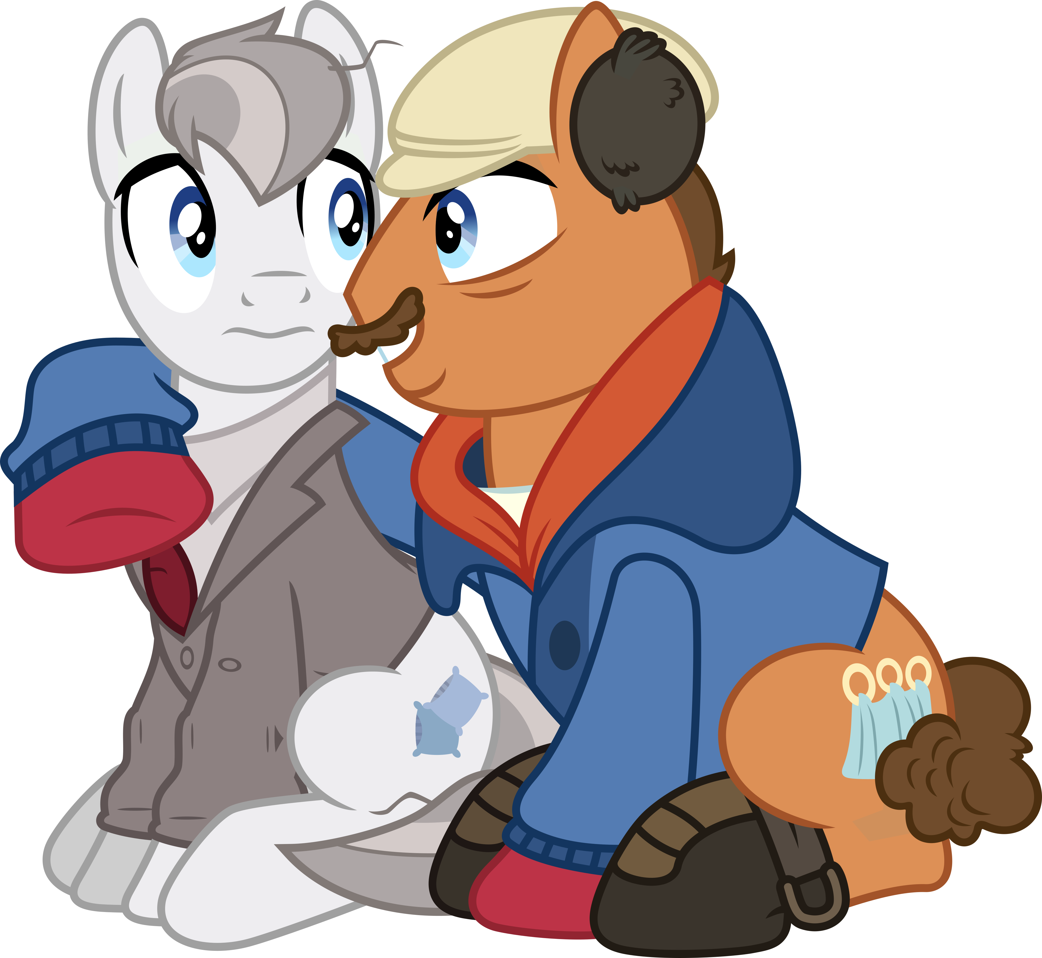 Neal Page And Del Griffith By Jeatz-axl - My Little Pony: Friendship Is Magic (4348x4000)