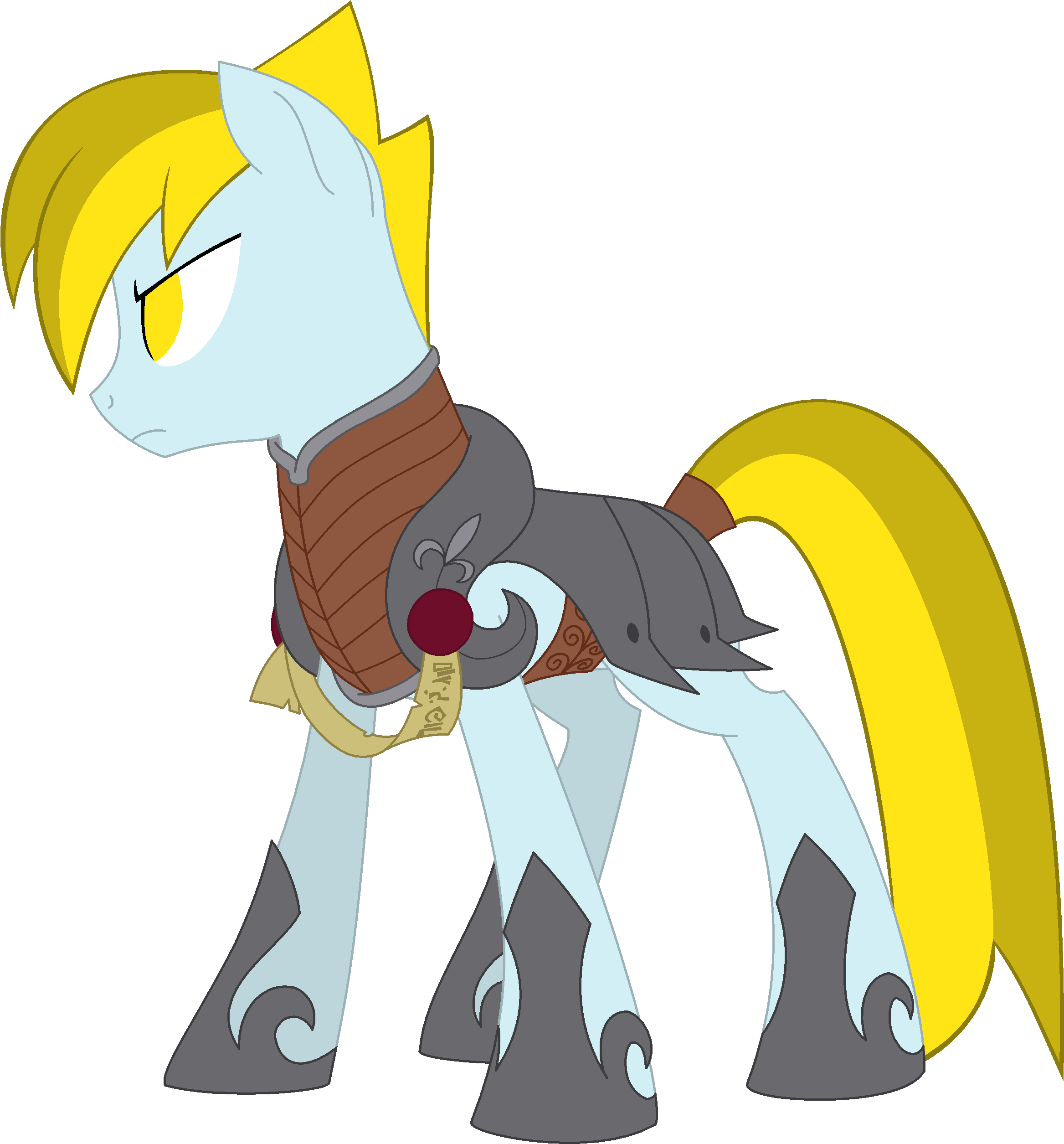 The Pony Soldier By Lr-studios - My Little Pony Drawed On Computer (2349x2514)