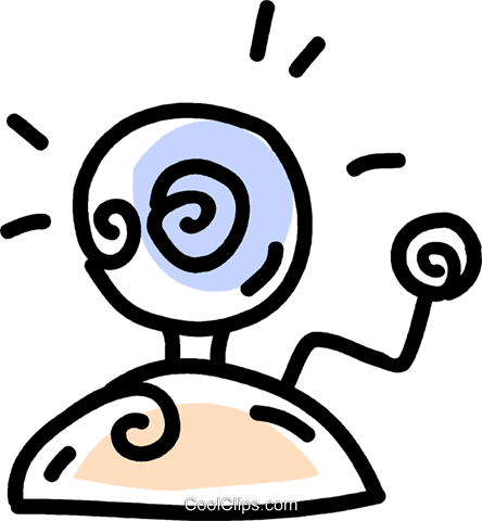 Boxing Bell Royalty Free Vector Clip Art Illustration - Boxing Bell (444x480)