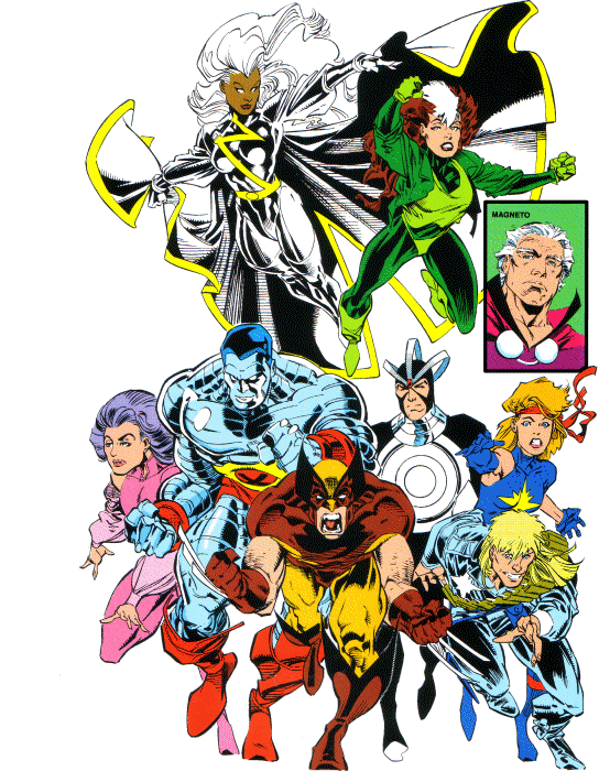 Pin Men's Group Clipart - X Men Australian Outback (544x700)