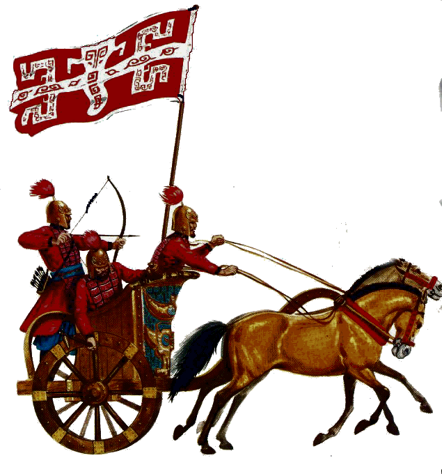 The Shang Chariot In Battle Ii - Shang Dynasty Military Technology (635x680)