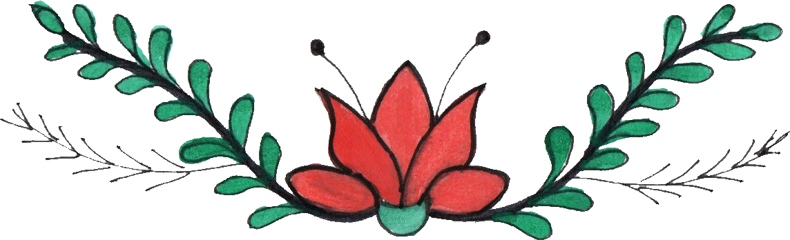 Flower Doodle Art Png - Flower Doodle Art Png (1144x348)