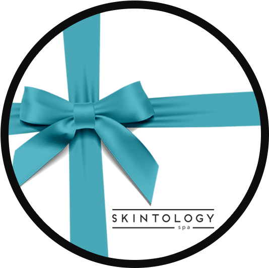 Optins Skintology Round Gift Blue - Skintology Spa, Llc (598x593)