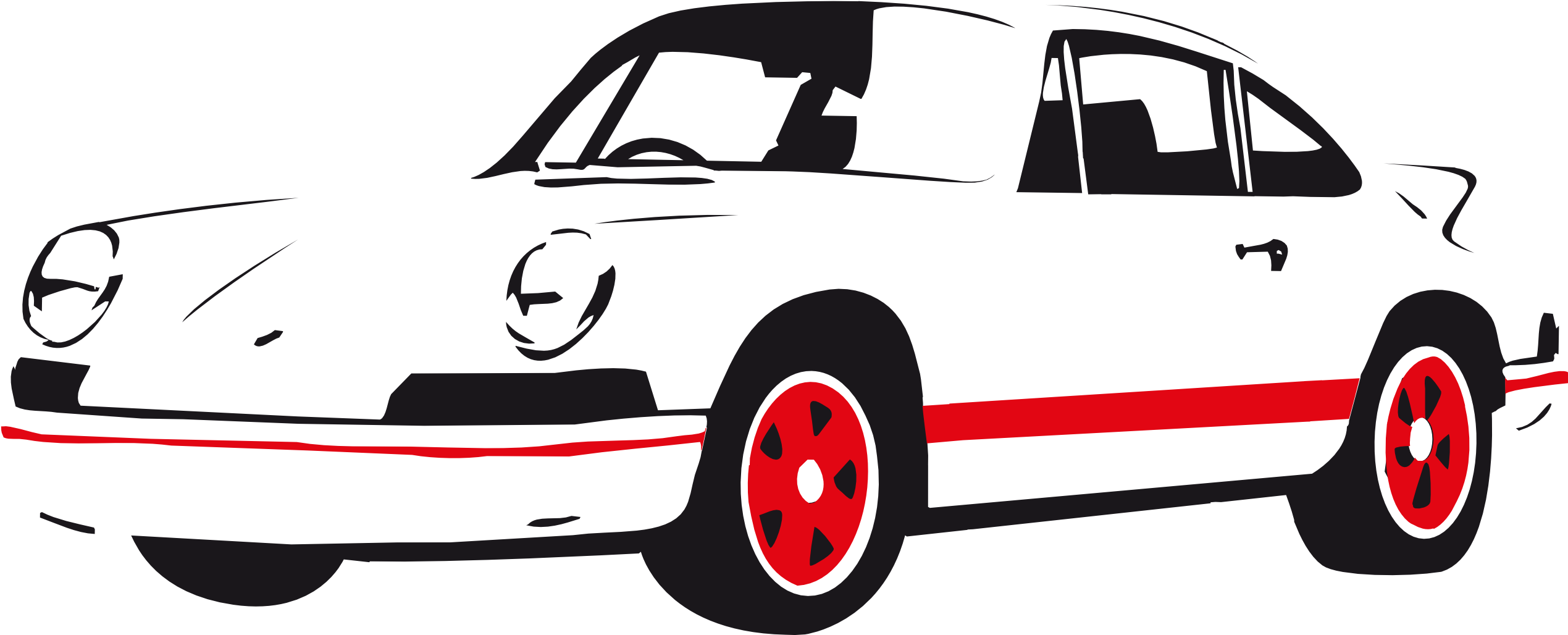 Rally Clipart Automotive - Clip Art (2555x1035)