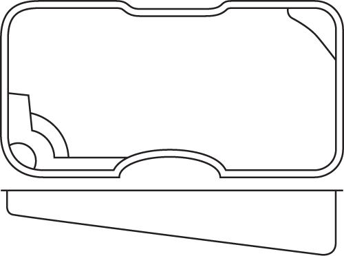 Pool Dimensions Size - Fiberglass (500x372)