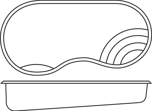 Shoreline-drawings - Drawing (500x364)