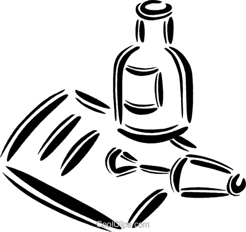 Correction Fluid With Paper Royalty Free Vector Clip - Correction Fluid With Paper Royalty Free Vector Clip (480x452)