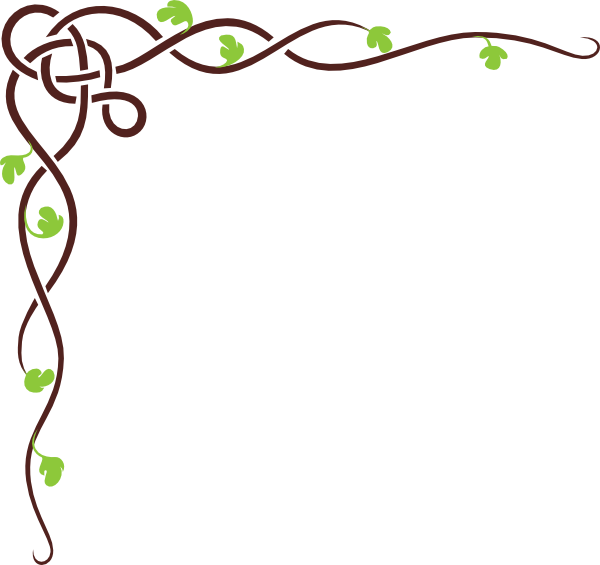 Tree Vine Clipart - Border For Page (600x565)