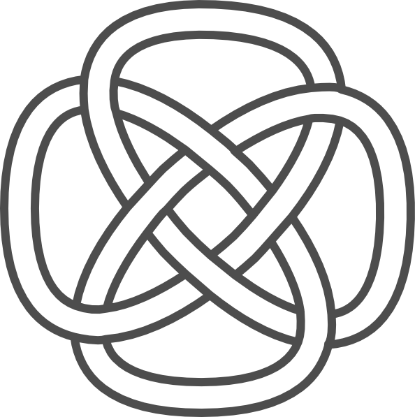 Vine Celtic Knot Clip Art - Coloring Pages Celtic Knots (594x597)