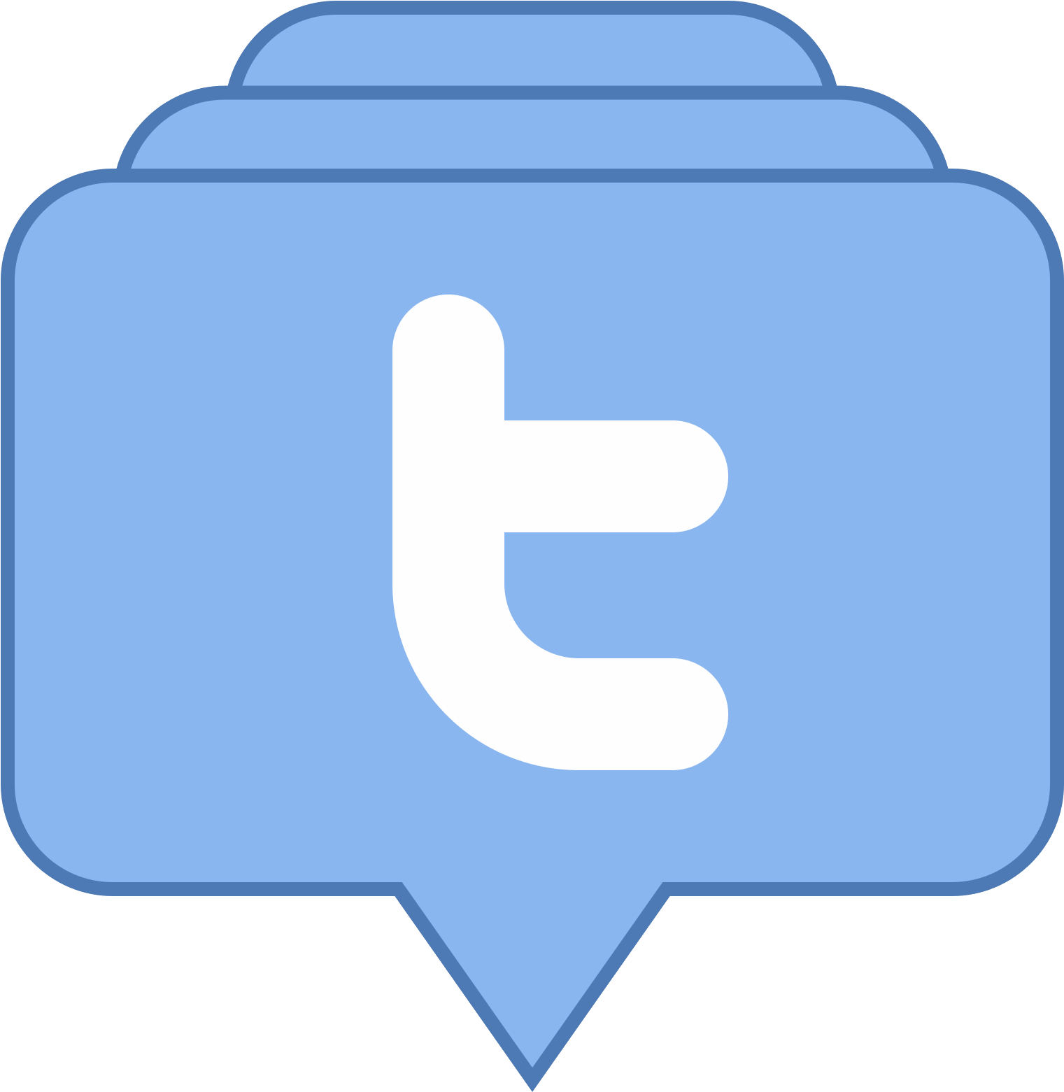 Tweets Icon Png (1600x1600)