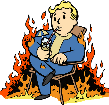 01 - Fallout Vault Boy Fire (373x362)