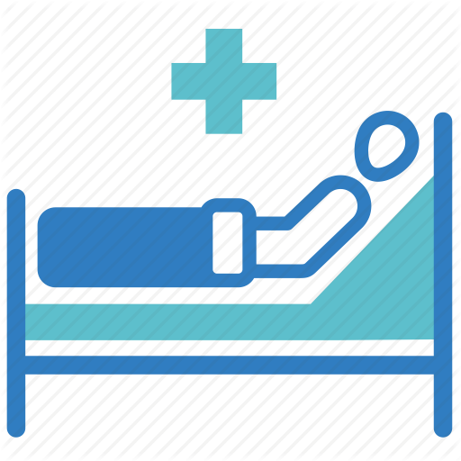 Hospital Bed Icon Png (512x512)
