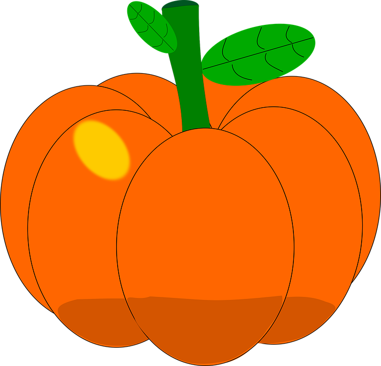 Pumpkin Leaf Cliparts 9, Buy Clip Art - Calabaza (748x720)