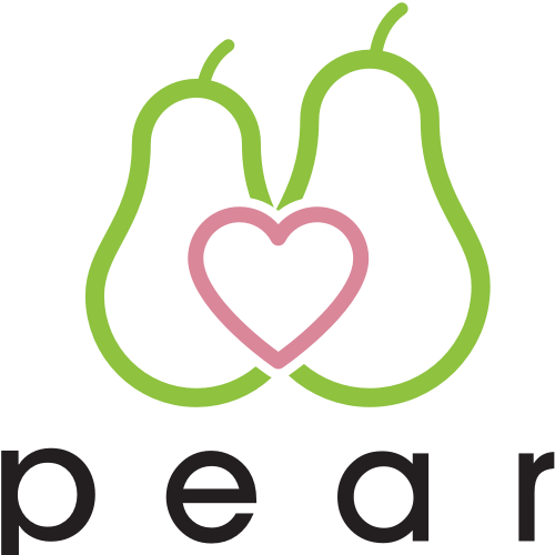 Pear 20logo 20 20old 20color - Heart (500x500)
