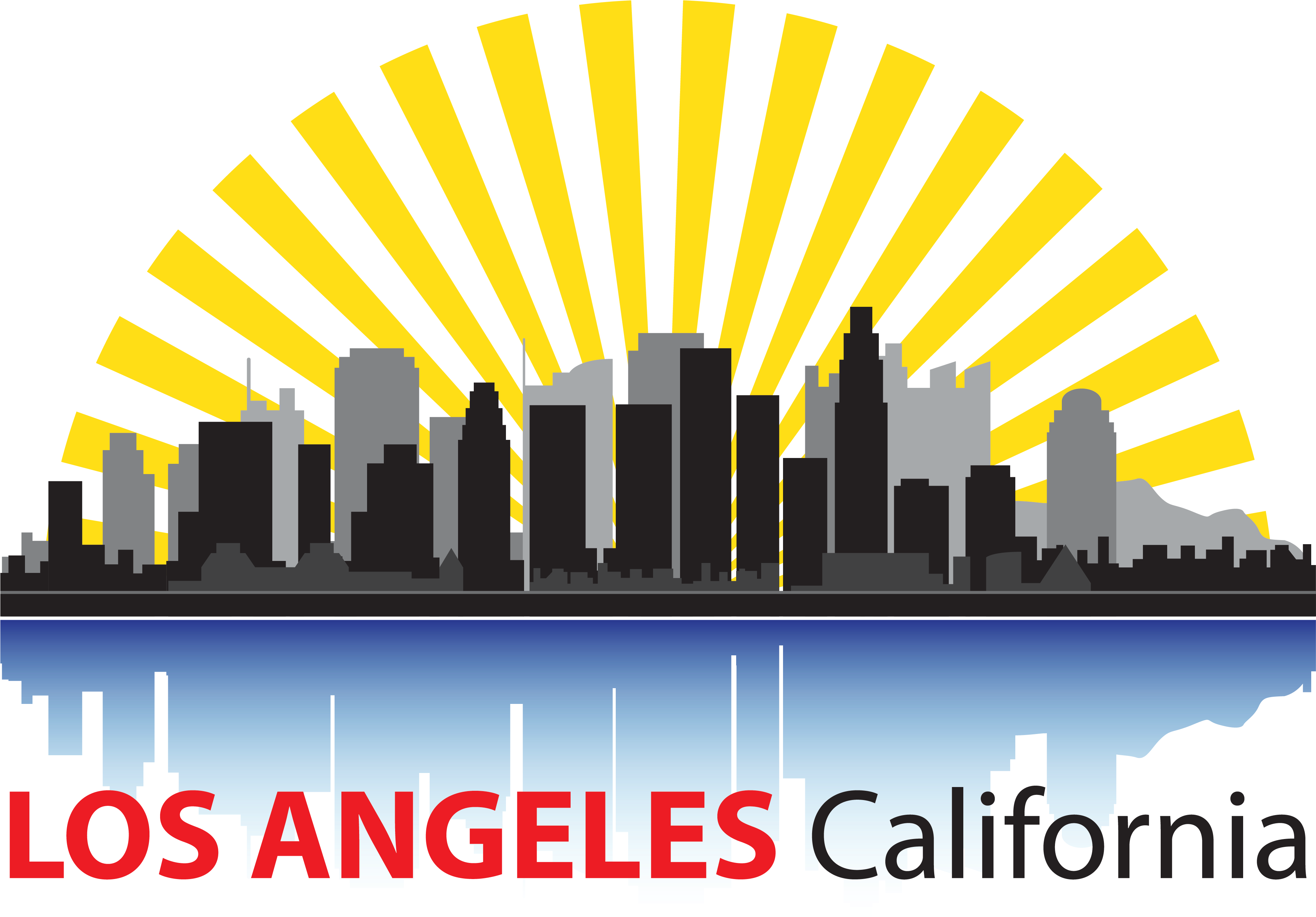 Los Angeles Clipart - Timer Gif (3846x2717)