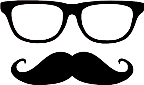 Mustache And Glasses Clipart - Glasses Mustache (480x480)