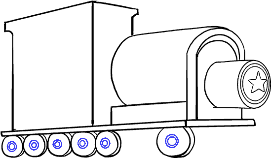 How To Draw Train - Draw A Train (678x600)