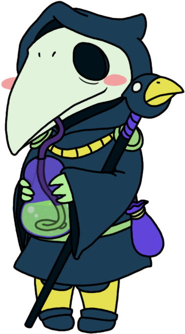 Plague Knight's Sippy Time By Noobynewt - Digital Art (562x700)