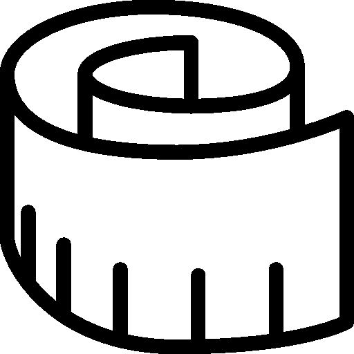 Pixel - Measure Tape Icon (512x512)