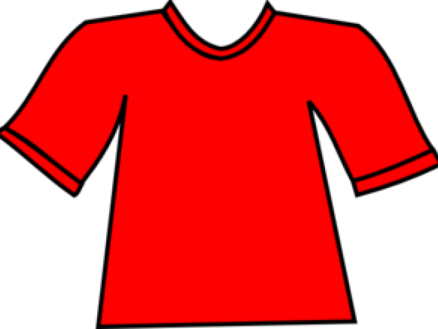 Red T-shirt Cliparts - Red T Shirts Clip Art (640x480)
