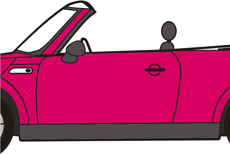 Convertible - Mini Cooper Clipart (800x566)