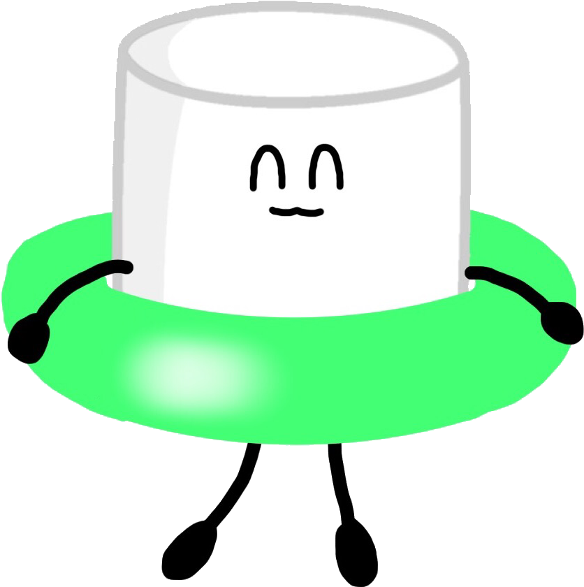 Marshmallow On A Floatie By Ball Of Sugar - Marshmallow (870x882)