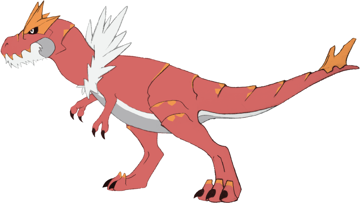 Tyrantrum Sketch By Chibi Pika Tyrantrum Sketch By - Cartoon (1280x738)