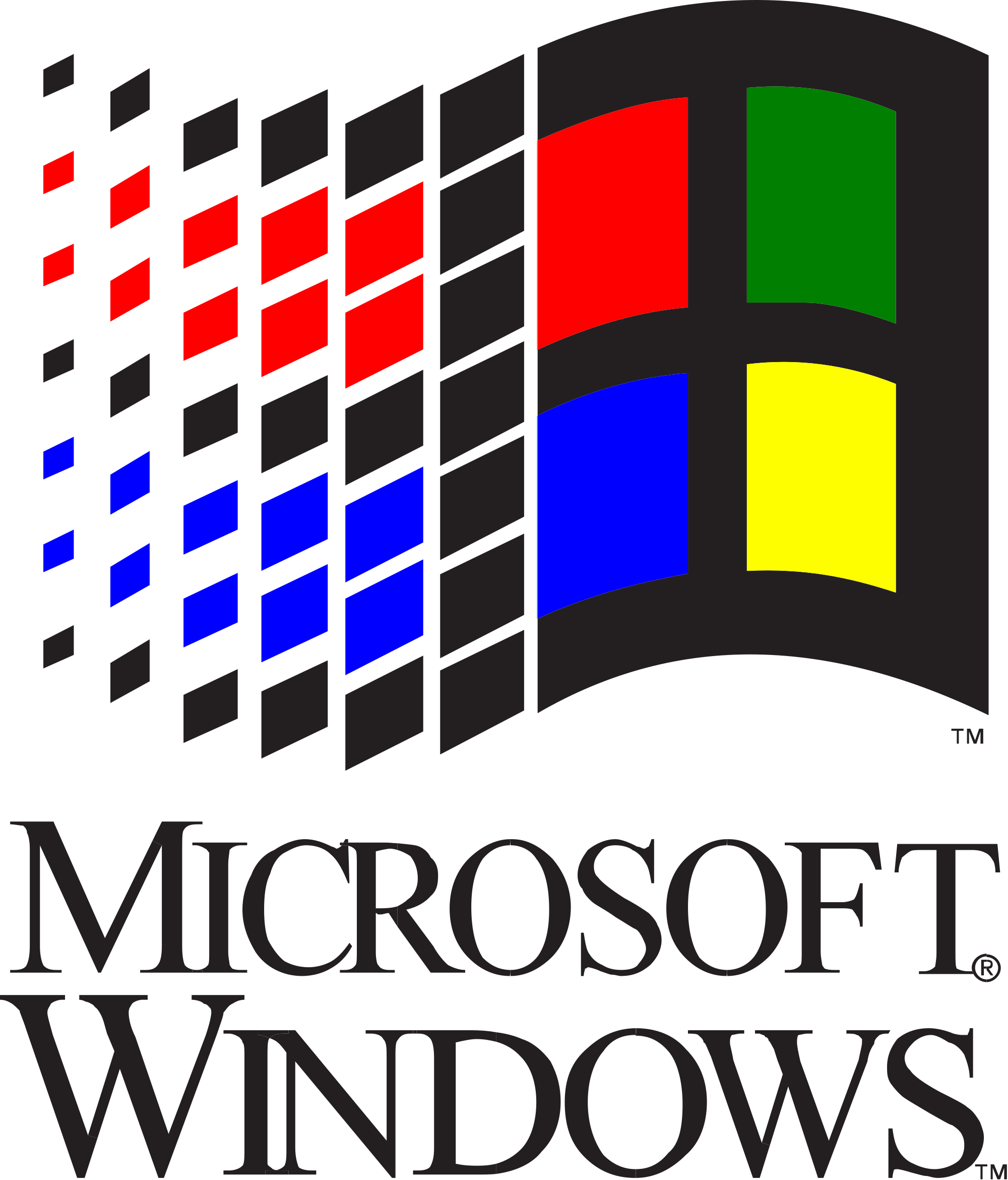 Microsoft Azure Gets A New Logo And A Manifesto Build - Windows 3 Logo (2000x2340)