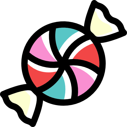 Candy Free Icon - Sweets Icon Png (512x512)