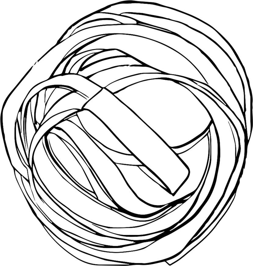 Fettuccine - Circle (900x900)
