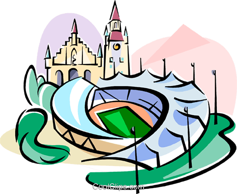 Germany Munich Olympic Stadium Royalty Free Vector - Place Of Munich In Germany Clip Art (480x394)