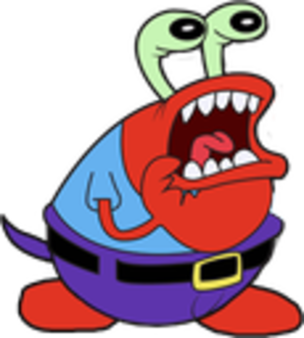 Oh Yeah Mr Krabs Png (600x668)