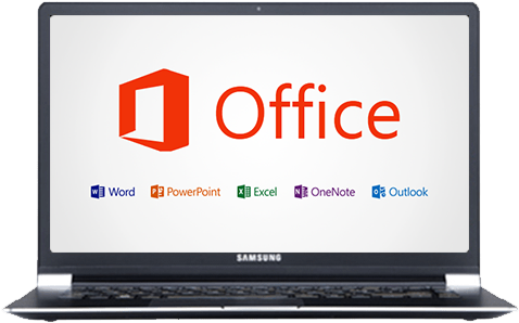 Microsoft - Windows-laptop - Ms Word On Laptop (477x408)