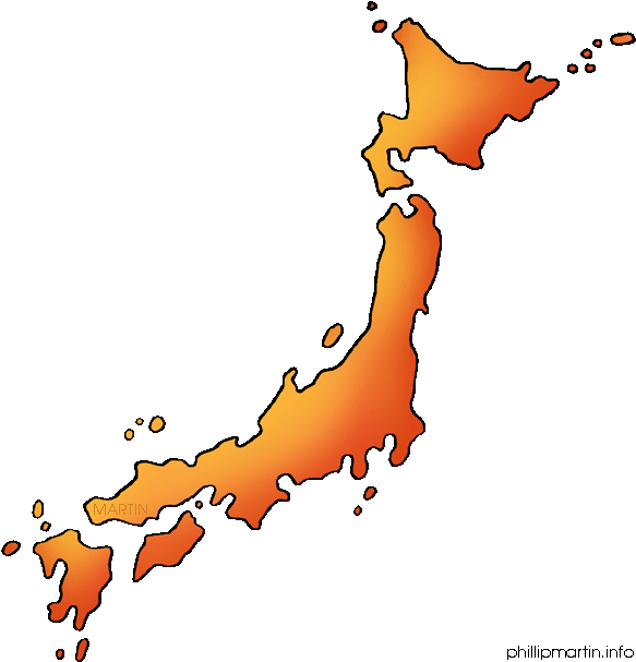 Japan - Map Of Japan Clip Art (601x648)