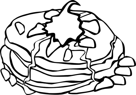 Chicken Coloring Pages Food Fast - Breakfast Food Coloring Pages (476x333)