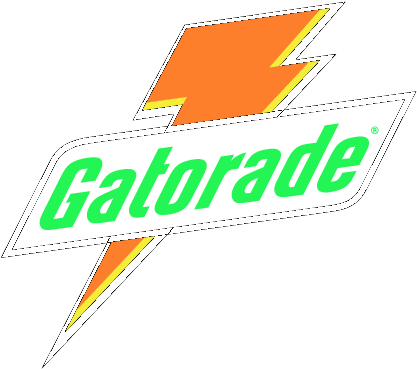 Gatorade - Clipart - Custom Poly Button - 6 - 6.9 Square Inches (436x386)