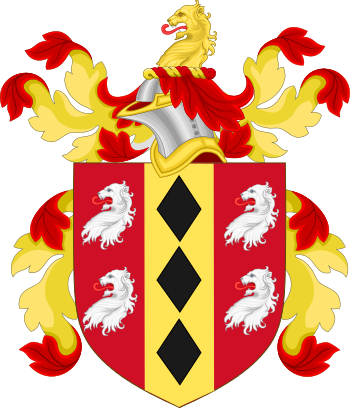 Coat Of Arms Of Edward Preble - Queen Mary University Of London (350x408)