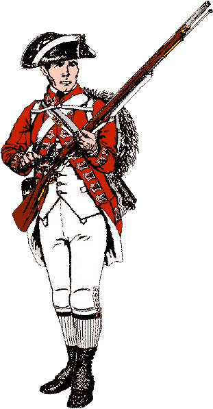 41st Regiment Of Foot [moved To Vc] - British Army Uniform 1776 (345x672)