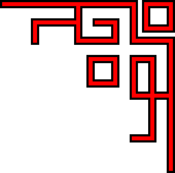 Chinese Clipart Border (600x591)