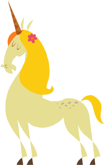 Mustang Unicorn Clip Art Illustration Design - Clip Art (410x650)