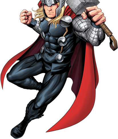 Learn About Thor - Marvel Collection Thor & Hulk (413x488)