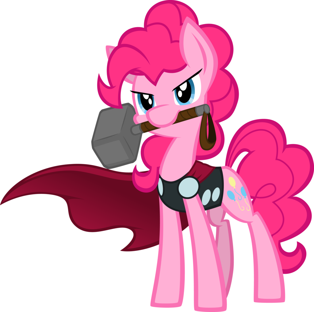 Pinkie Thor By Agentkirin - Mlp Avengers Pinkie (1024x1016)