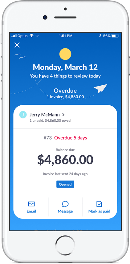 From Here, You Can Also Quickly Contact Your Clients - Screenshot (442x862)