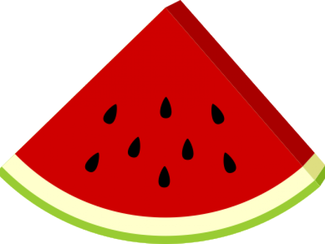Watermelon Clipart Transparent Background - Clip Art Slice Of Watermelon (640x480)