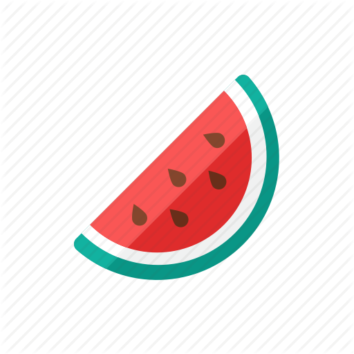 Fruit, Natural, Organic, Refresh, Refreshing, Summer, - Watermelon Flat Icon (512x512)