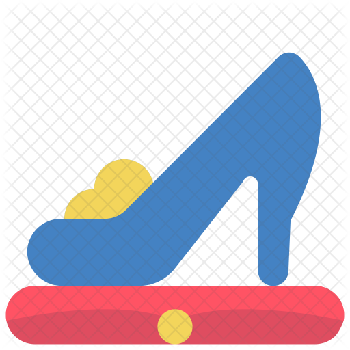 Princess Shoe Icon - Clip Art (512x512)