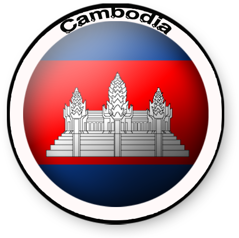 Angkor Wat Phnom Penh Canada Khmer Empire - Cambodia Flag (512x512)